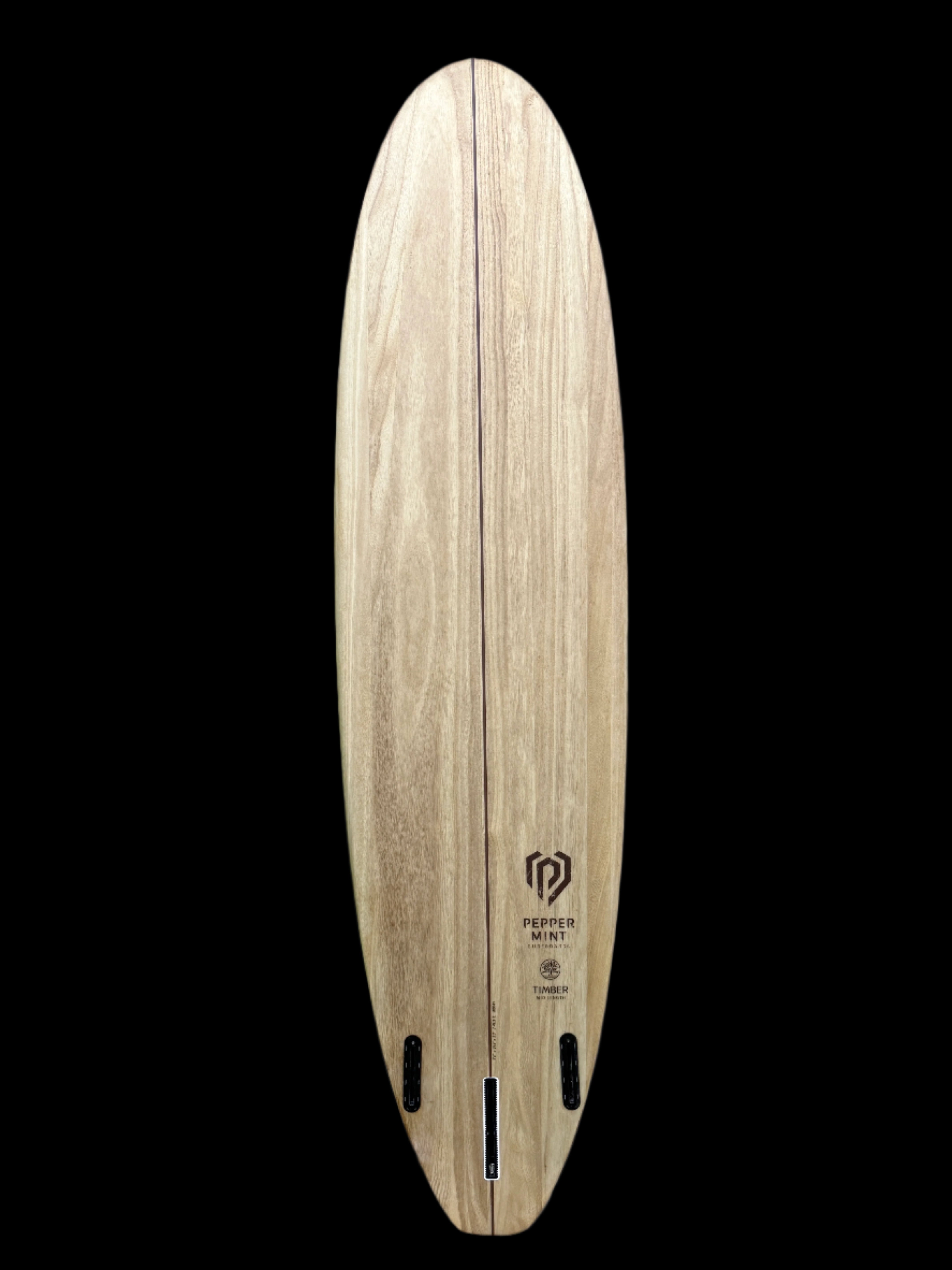 Planche de surf en bois mini Malibu bottom
