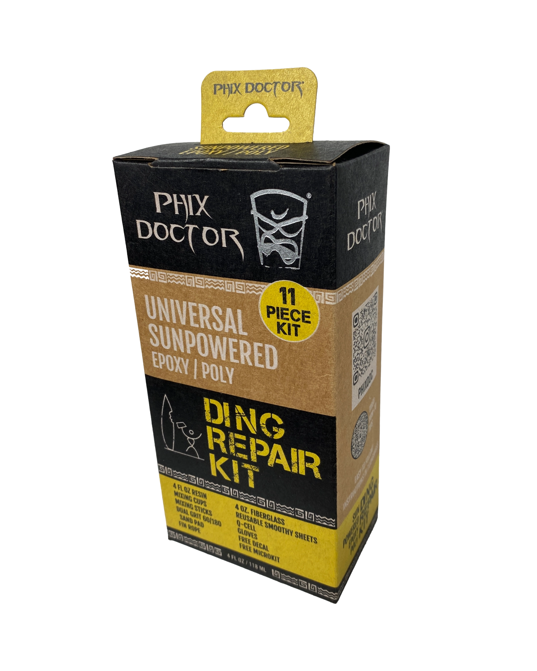 Kit de Réparation Surf Phix Doctor - UV Universel (Epoxy & Polyester) 4 oz
