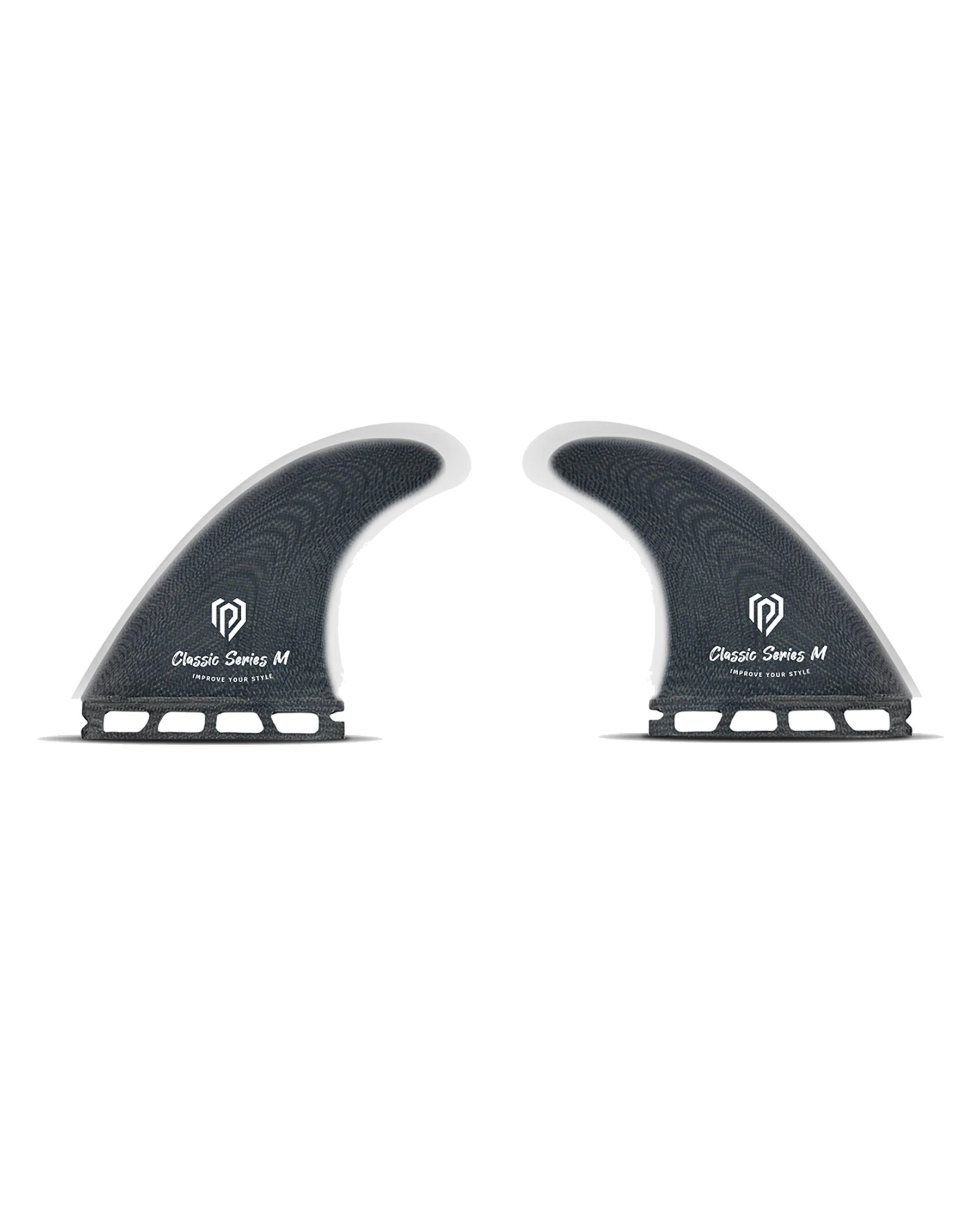 Fin Surfboard - Sides Black Pepper M 4.72''