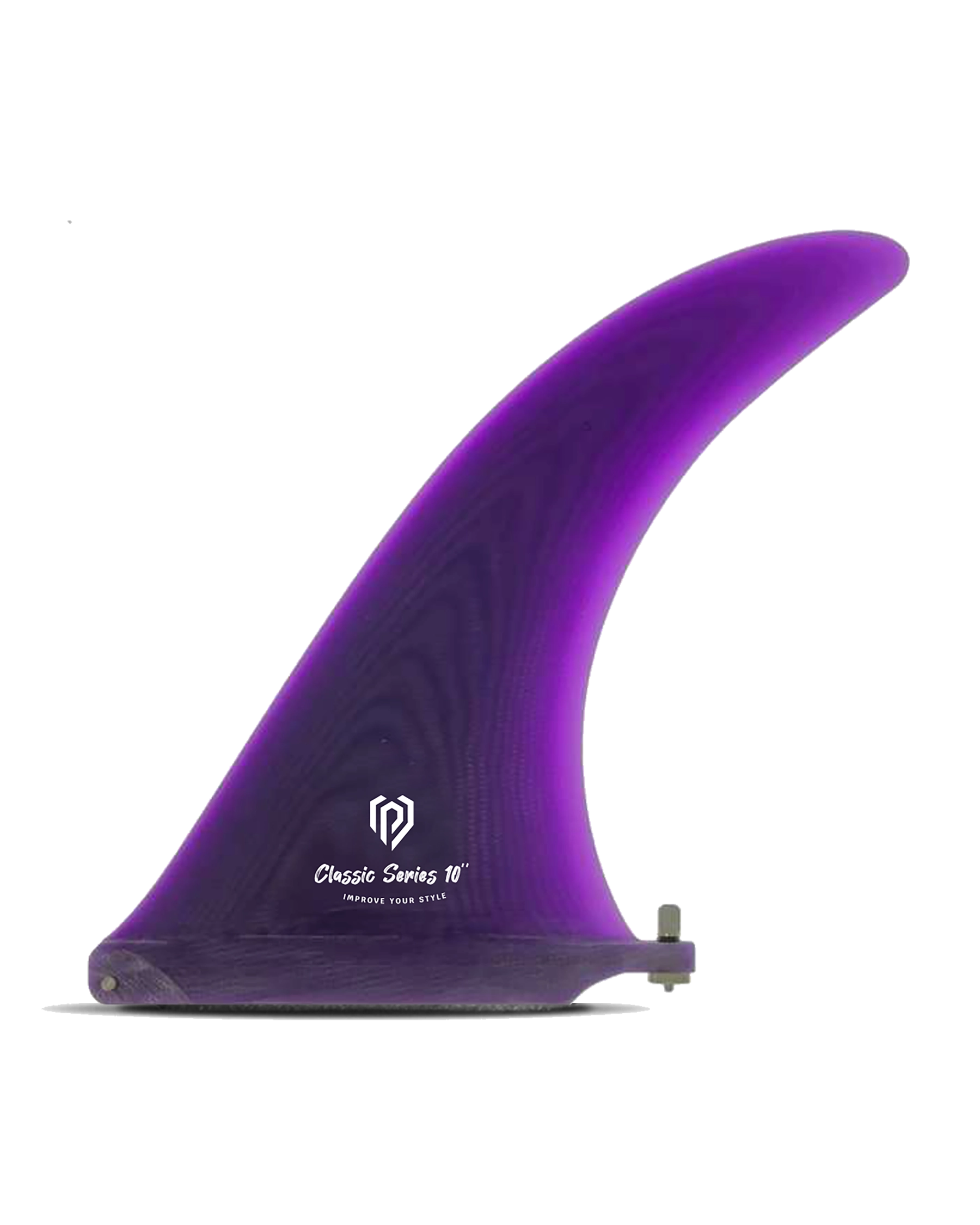 Fin Surfboard - Central Purple Classic 10''