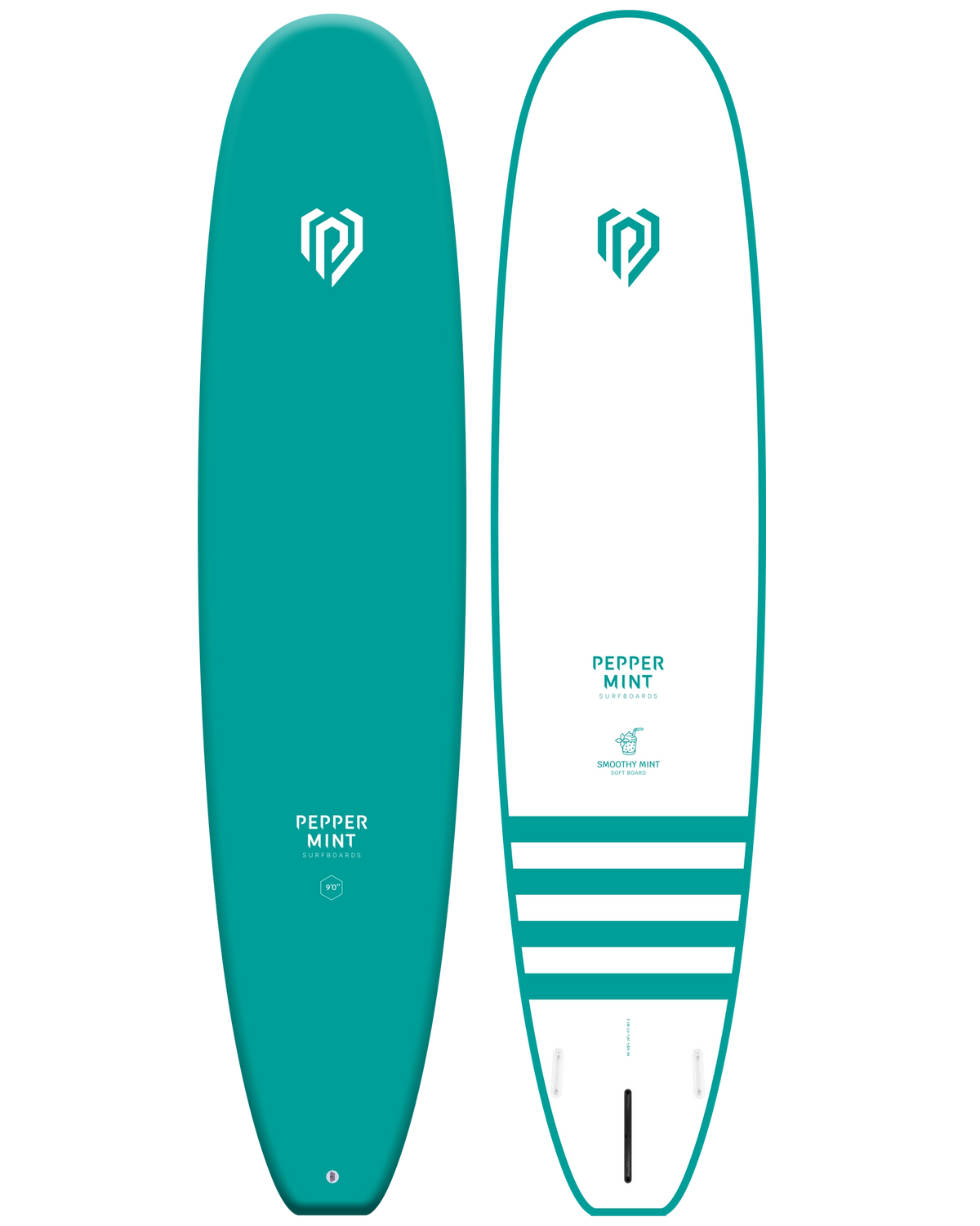 Smoothy Mint Longboard 9'1 — IXPE - Smoothy Mint 9 1 Soft