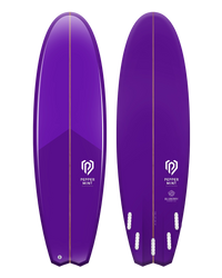 Planche de Surf Résine Teintée Peppermint Diamond Fish 5'8"