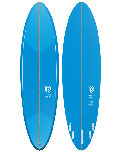 Planche de Surf Résine Teintée Peppermint Easy Short 7'0"