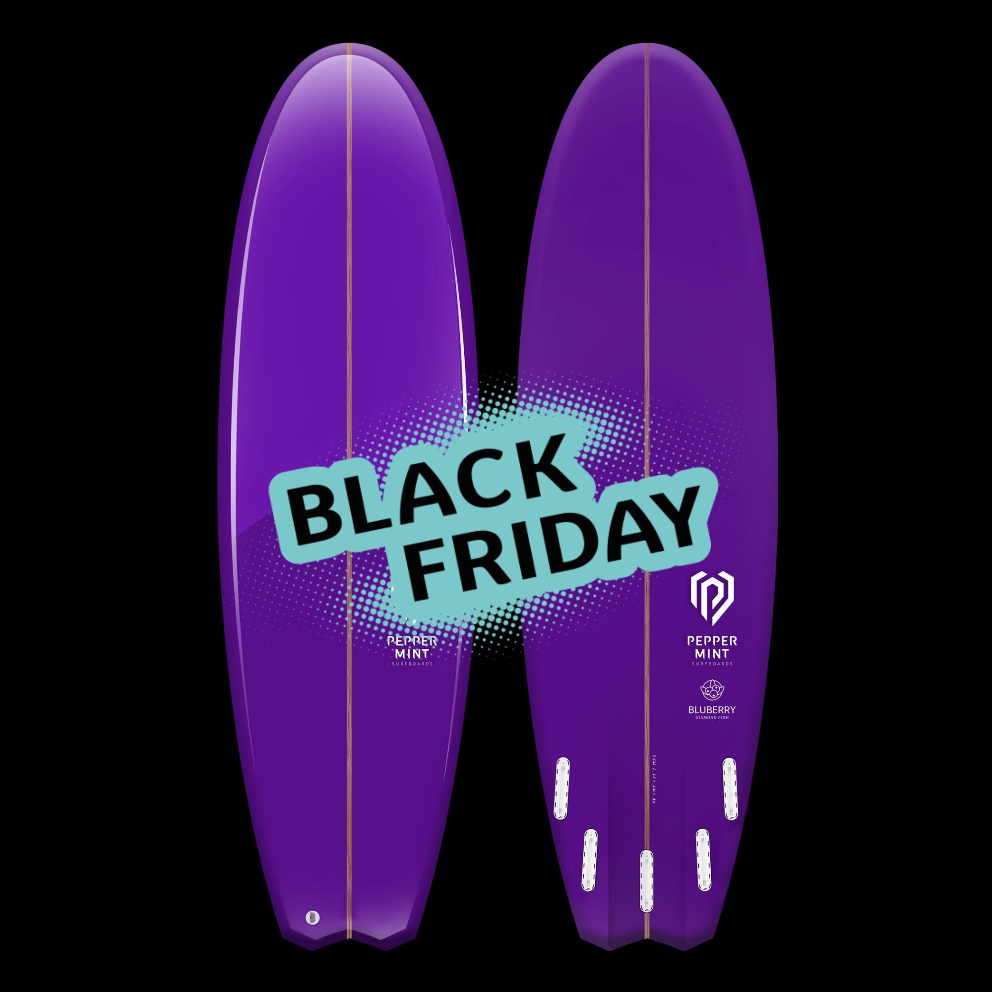Pack Black Friday - Diamond Fish 5'8 Bluberry