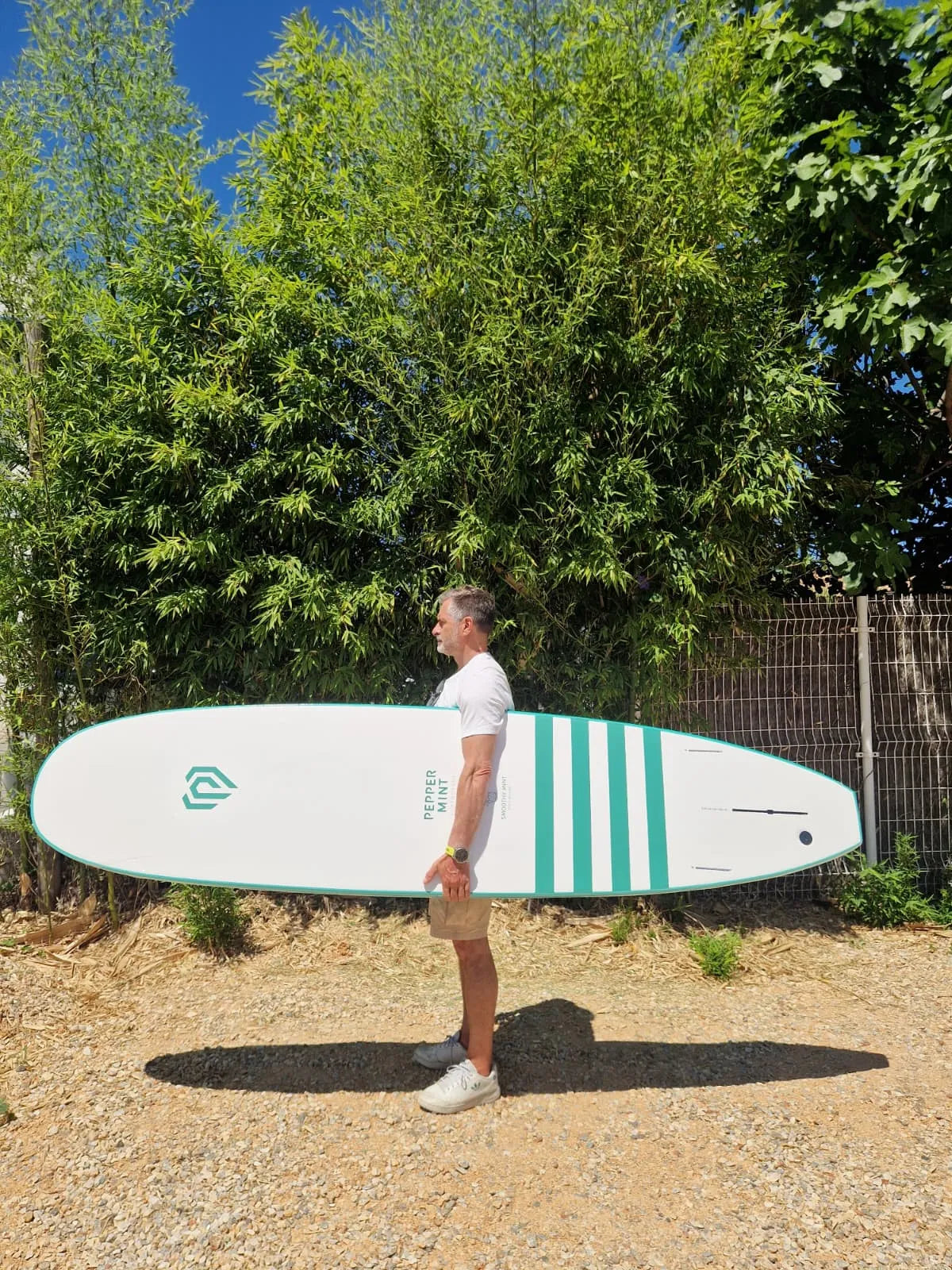 Smoothy Mint Longboard 9'1 — IXPE - Smoothy Mint 9'0 Cruiser gallery 1