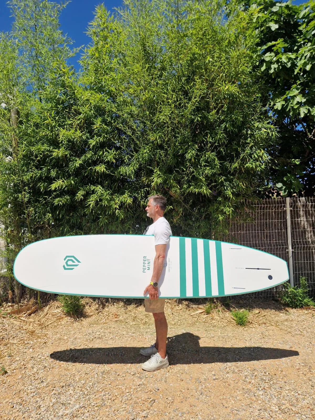 Smoothy Mint Longboard 9'1 — IXPE - Smoothy Mint 9'0 Cruiser gallery 2